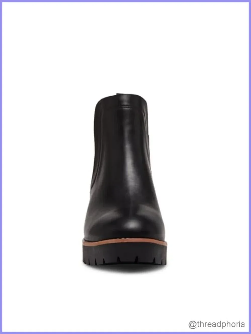 Waterproof Leather Ankle Bootie with Pull Tab and Cushioned Insole